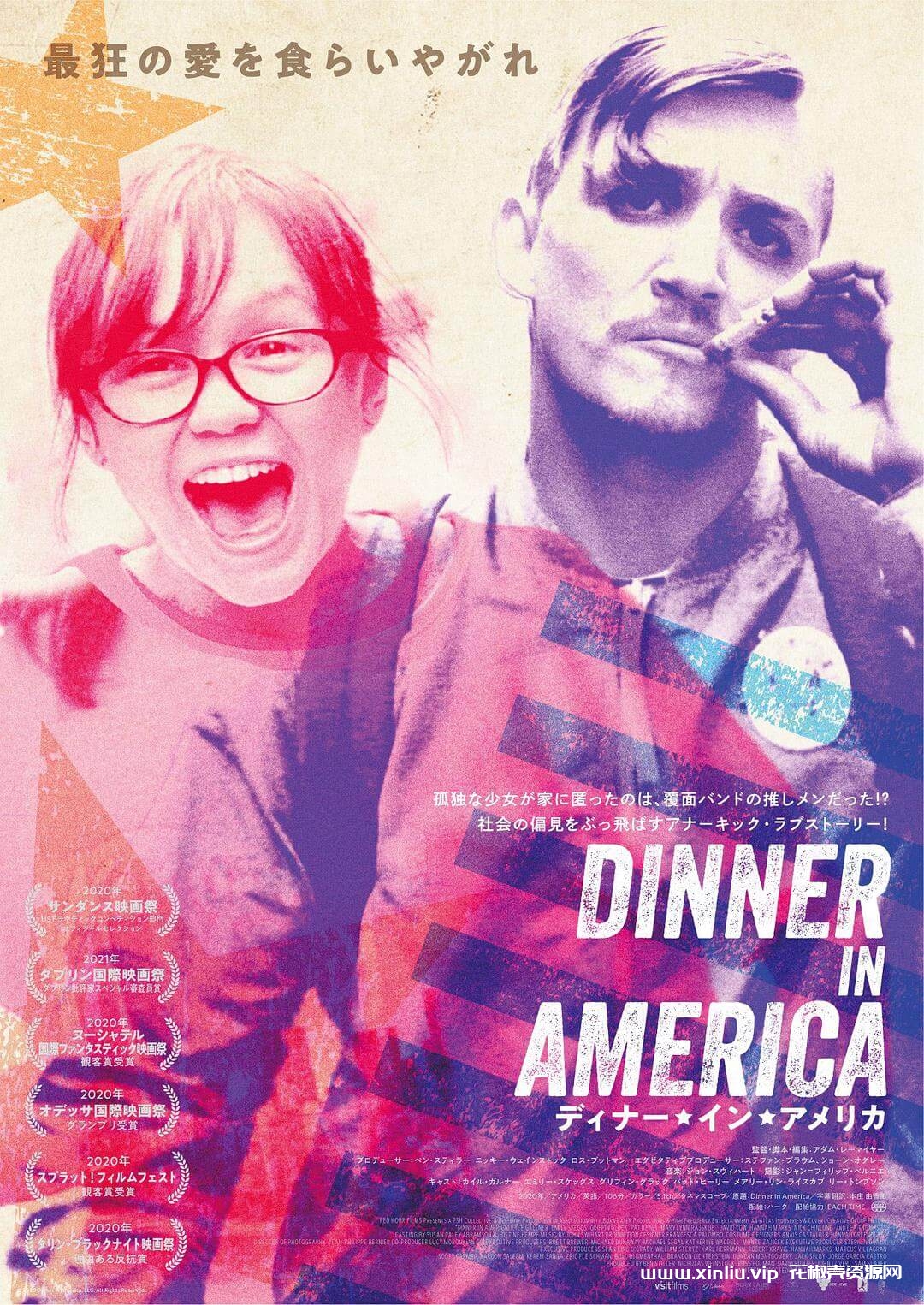 《美式晚宴/美国心庞克情/Dinner in America》1080P高清蓝光种子网盘下载，文件大小44G